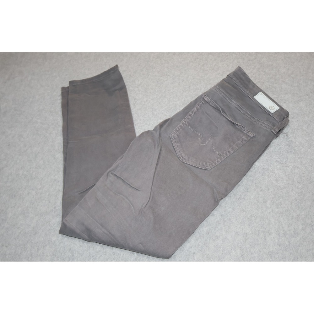 AG Adriano Goldschmied The Prima Women 26x27 Reg Gray Mid-Rise Cigarette Pants